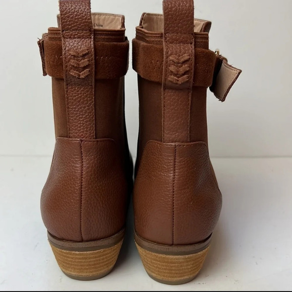 Jack Rogers Leather Ankle Booties Slip On with Buckle.Size 5 - Picture 5 of 6